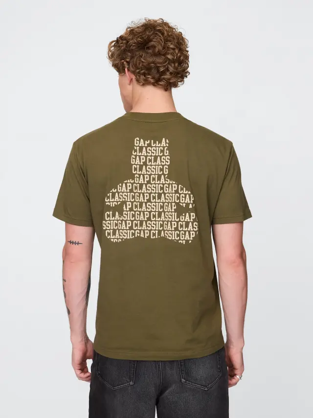 Pocket Graphic Μπλούζα DARK OLIVE - M