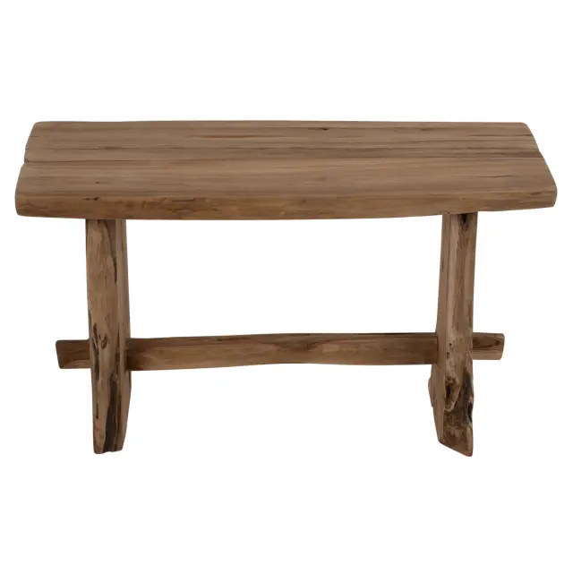 Παγκάκι Yedi από μασίφ ξύλο Teak φυσικό 80x40x44 εκ. 3