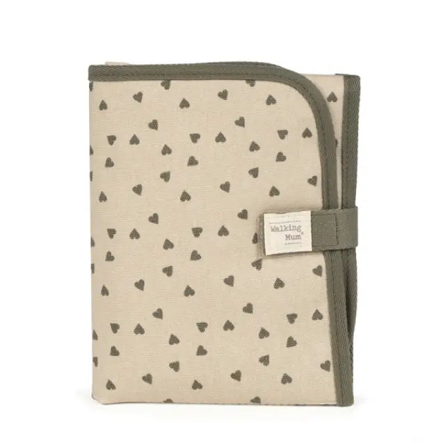 Αλλαξιέρα Στρωματάκι Poppy Olive Hearts 3