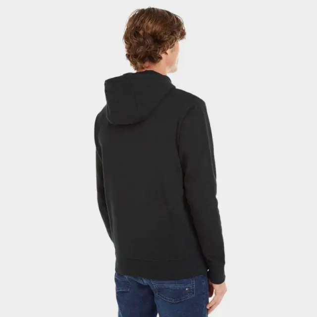 Tommy Hilfiger - Ανδρικό Φούτερ με Κουκούλα DM0DM16365-BDS Μαύρο - 2XL 2