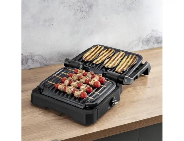 Τοστιέρα - Γκριλιέρα 2 σε 1 Tefal OptiGrill GC772810 με 9 προγράμματα, ισχύ 2100W και επιφάνεια ψησίματος 30x20cm - Black GC772810 3
