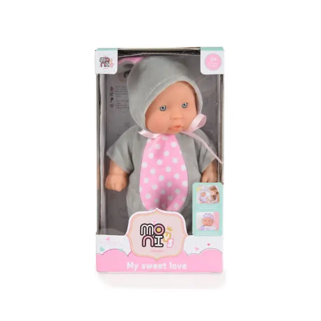 Κούκλα Μωρό 20cm Doll Bunny Grey 3800146223410