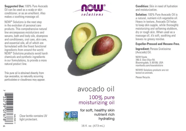 Now Foods Avocado Oil 473 ml 2