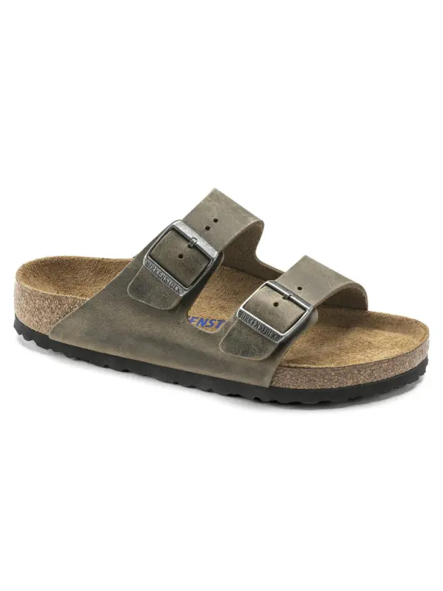 Birkenstock Πέδιλα Unisex δέρμα Πράσινο BIR/ARIZONA 1027039 F/KHAKI 2