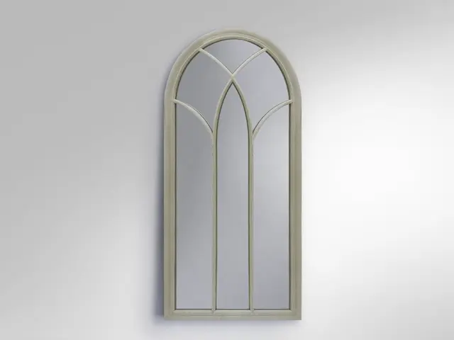 Duomo 194624 καθρέπτης λευκή λάκα Άσπρο 3