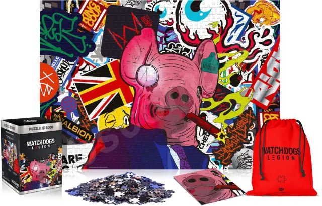 WATCH DOGS LEGION: PIG MASK PUZZLES 1000 pcs