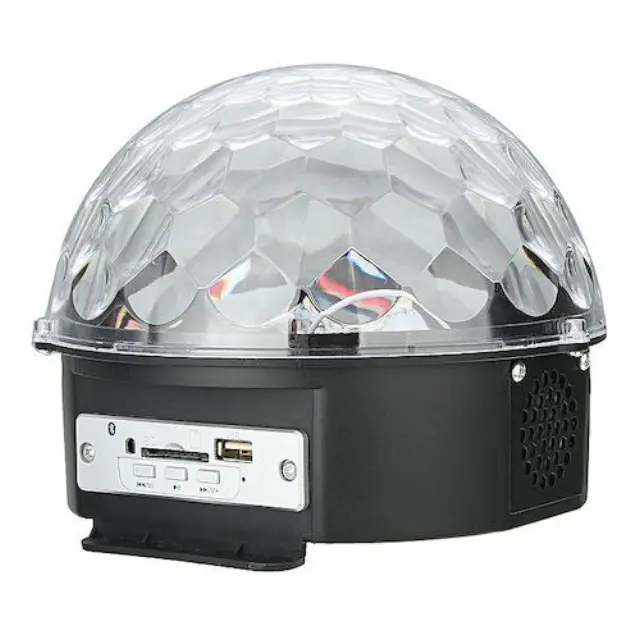 Φωτιζόμενη Nτισκομπάλα Crystal Magic Ball Light LED RGB
