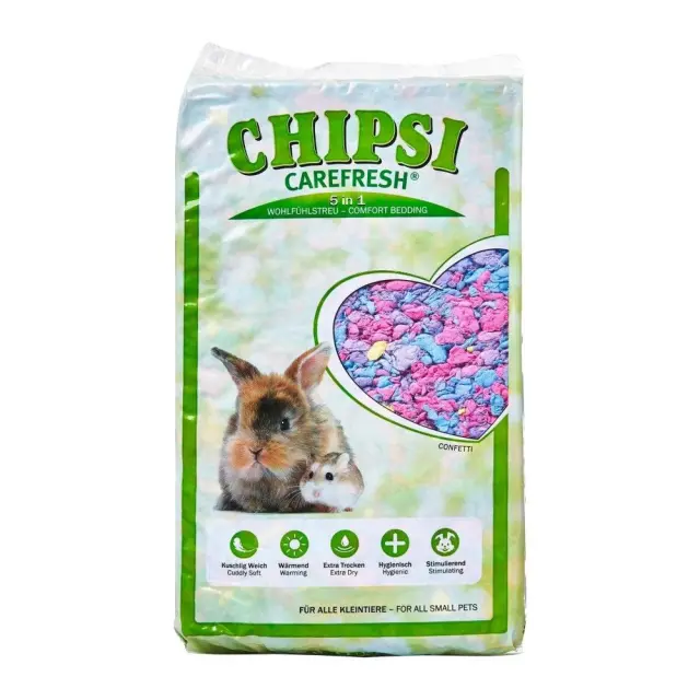 Chipsi Carefress Confeti Υπόστρωμα Κλουβιού Τρωκτικών 1.1kg 10lt