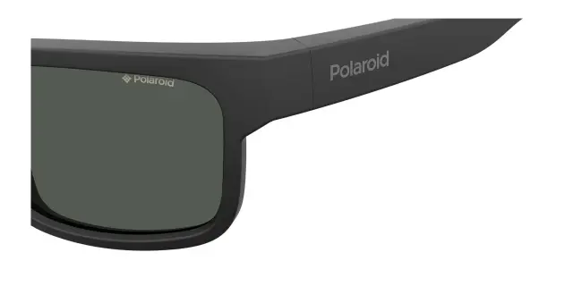 Polaroid Ανδρικά Γυαλιά Ηλίου με Μαύρο Κοκκάλινο Σκελετό και Γκρι Polarized Φακό PLD7031/S 807/M9 3