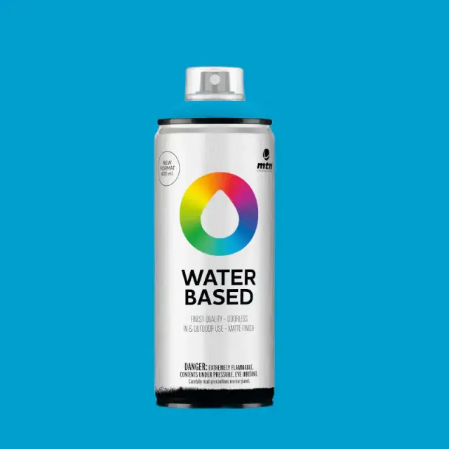 MTN Waterbased Spray Paint 400ml WB4 RV-217 Avatar Blue