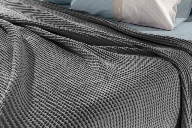 ΚΟΥΒΕΡΤΑ ΠΙΚΕ ΜΟΝΗ 160x240 ETERNITY ANTHRACITE GUY LAROCHE 3
