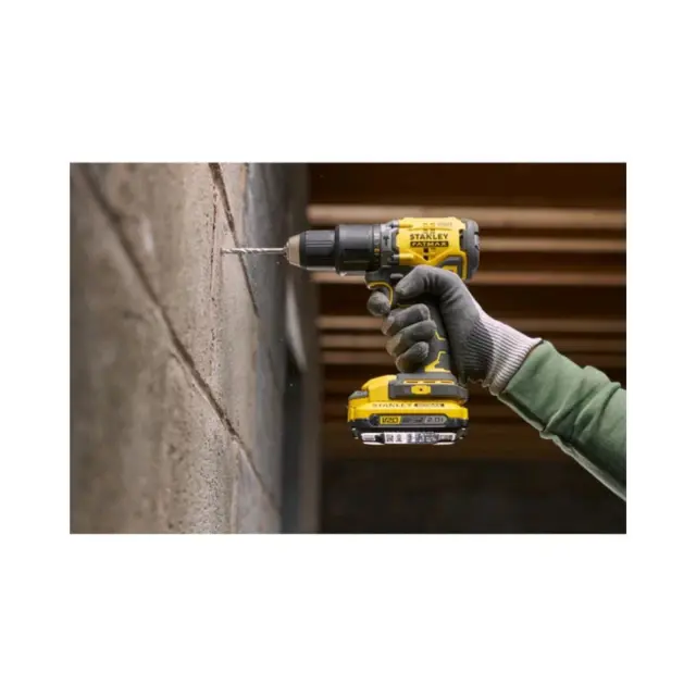 Stanley SFMCK461D2T-QW - Σετ V20 Fatmax® Με Κρουστικό Δραπανοκατσάβιδο & Παλμικό Κατσαβίδι Brushless μαζί με 2 Μπαταρίες 2Ah , Φορτιστή και ανθεκτική θήκη μεταφοράς. 3