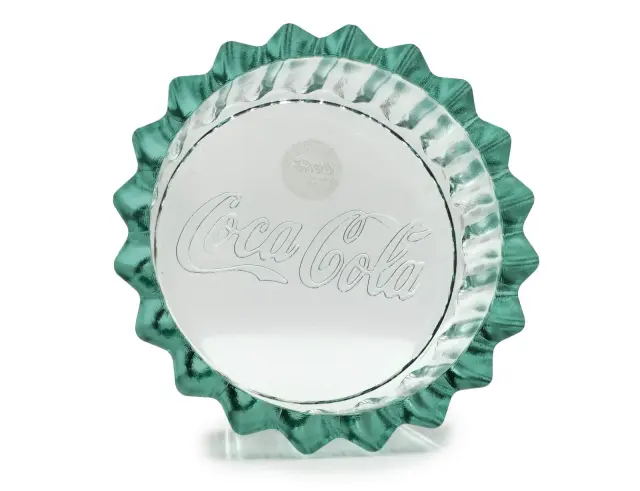 Γυάλινο Mπωλ Glass Drops Coca Cola (9012) Aπό 100% ανακυκλωμένο γυαλί, Xωρητικότητας 1700ml, Διαστάσεων Ø 25 x Υ 7 cm 9012 3