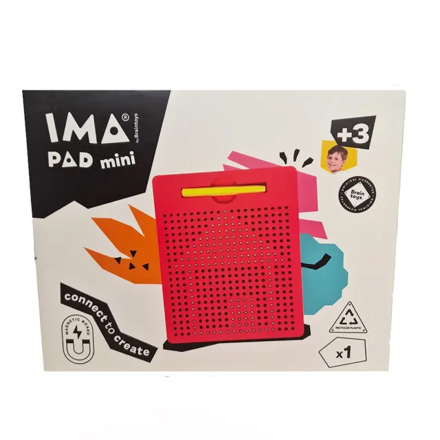 Imanix Μαγνητικό Παιχνίδι Δημιουργίας Κόκκινο Imapad 21x17εκ. από 3+ ετών 190530 3