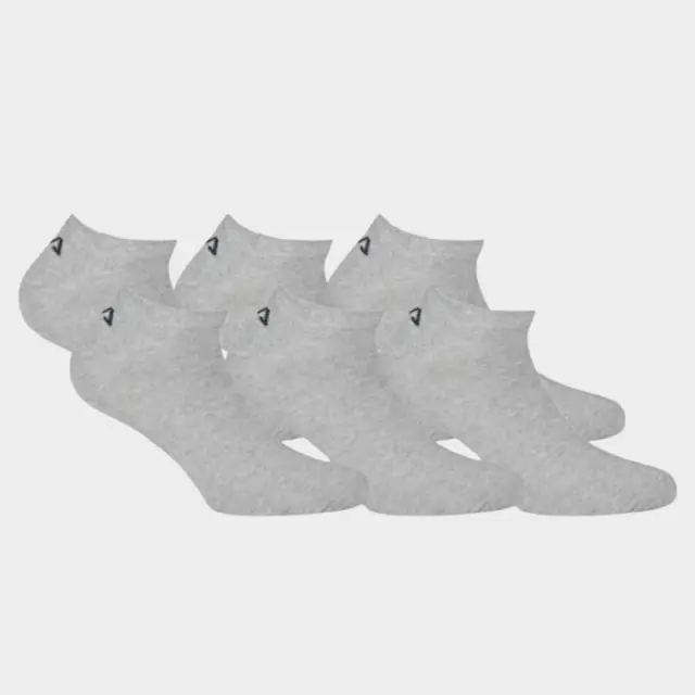 Σετ 3 Κάλτσες Fila Invisible Plain F9100-400 Γκρι - 35-38 3