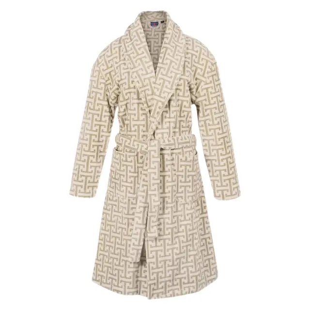 Greenwich Polo Club Μπουρνούζι Essential, Χρώμα Taupe-Εκρού - L