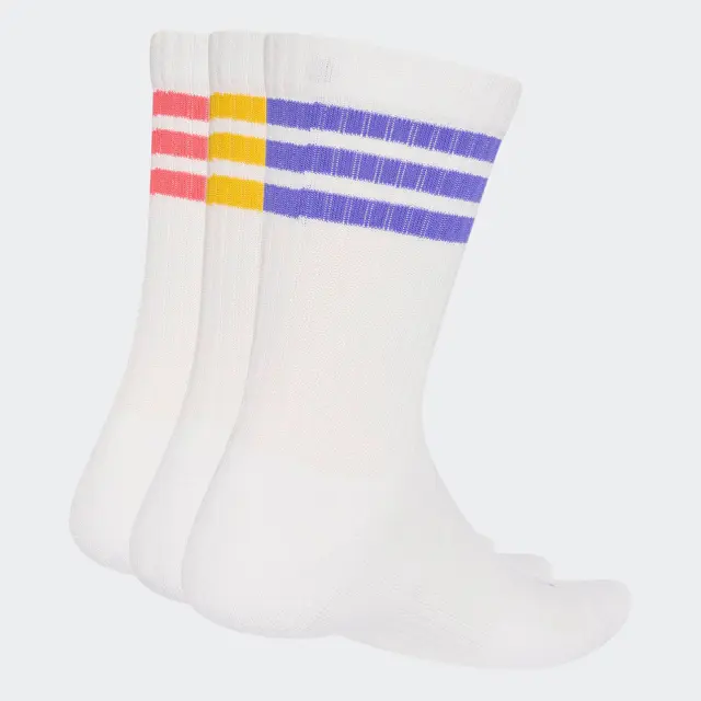 Adidas 3-Stripes Cushioned Crew Socks 3 Pair Pack KQ6774 - 43-45 2