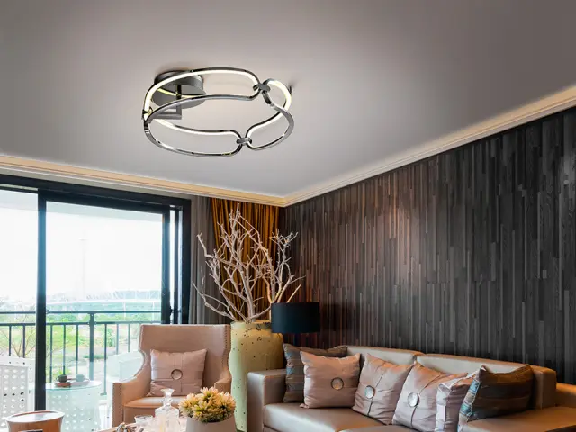 COLETTE LED CEILING LAMP Ø47 CHROME φωτιστικό οροφής Χρώμιο 3