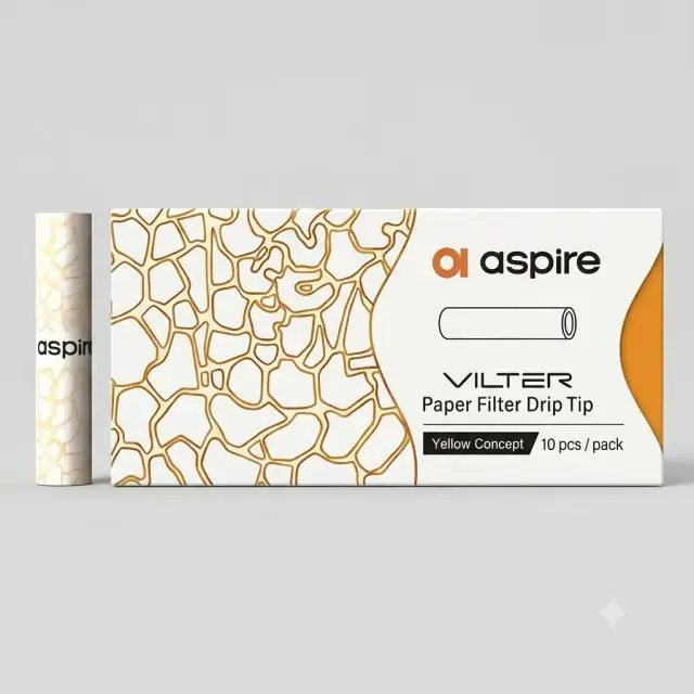 Aspire Vilter Filter (New Colors) Yellow Consept (10τμχ)
