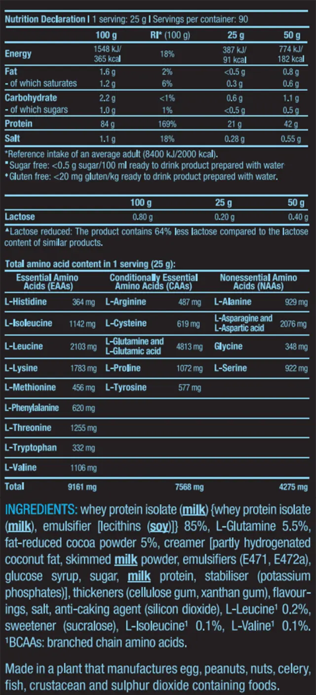 Iso Whey Zero 1816g (Biotech USA) Dark Chocolate 2