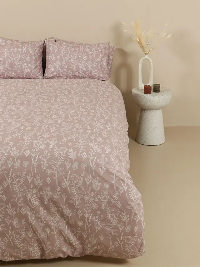Σετ Σεντόνια Cotton Feelings 2050 Powder Υπέρδιπλο με λάστιχο (170x205+30) Sunshine 2