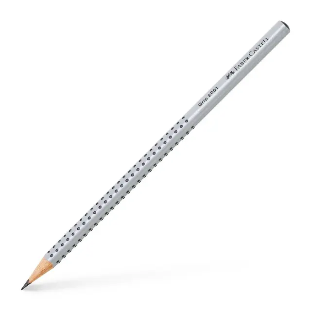 Μολύβι FABER CASTELL Grip 2001 HB Γκρι χρώμα
