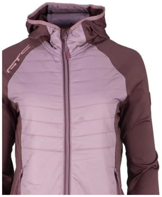 Jacket Padded Hoodie 404042L Plum Γυναικείο Μπουφάν GTS - 404042L-80 - 40 2