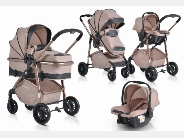 CANGAROO - Baby stroller Milan beige - 3800146235673