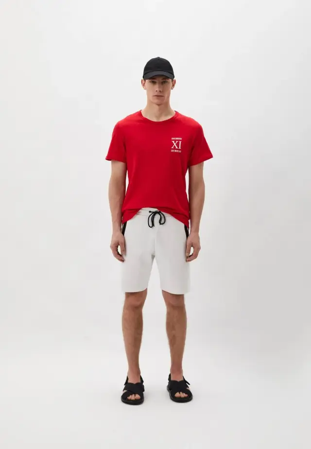 Bikkembergs - Ανδρικό T-shirt Κοντομάνικο BKK1MTS05-RED Κόκκινο - M 2
