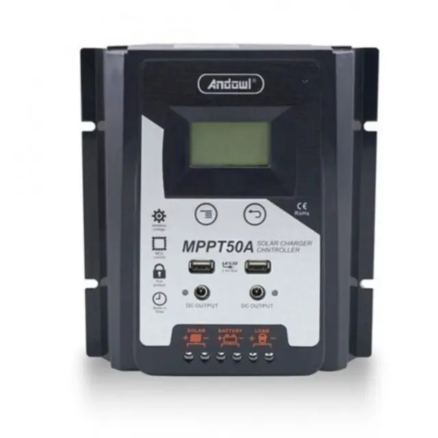 Andowl Ρυθμιστής Φόρτισης MPPT 12V 50A MPPT-50A