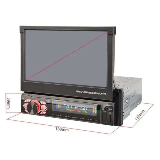 Ηχοσύστημα Αυτοκινήτου 1DIN με Οθόνη 2+32G+CP 7188A - CLM-Play Car Multimedia Player 99054 3
