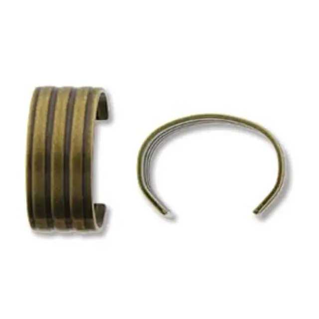 Ανοικτοί Κρίκοι 7x13mm - Antique Brass - 12τεμ