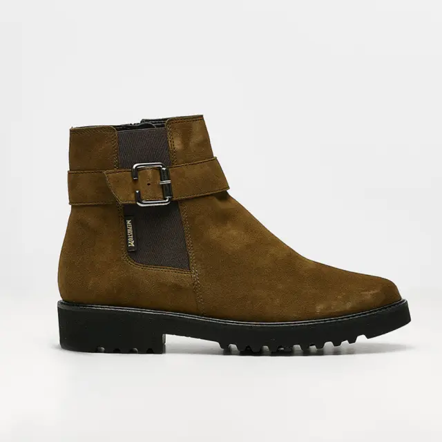 Mephisto Μποτάκια Γυναικείο δέρμα Nubuck Καφέ MEP/SIENA LODEN