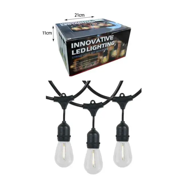 Ηλιακή Γιρλάντα LED με 5 Λάμπες – Με Ηλιακό Πάνελ - Innovative LED lighting 010055 3