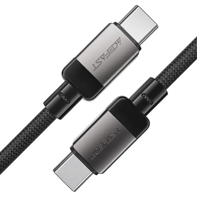 Καλώδιο Acefast C9-03 Μεταλλικό USB-C σε USB-C 60W 20V/3A Braided Μαύρο 1.2m.