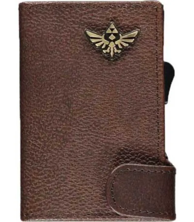 Difuzed Legend of Zelda Click Wallet Triforce Brown (MW618082ZEL)