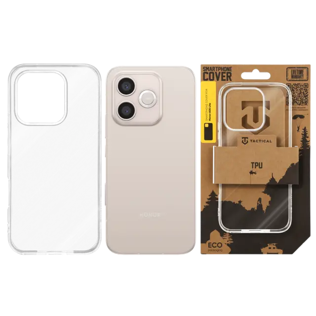 Tactical TPU Cover for Honor 600 Lite Transparent 3