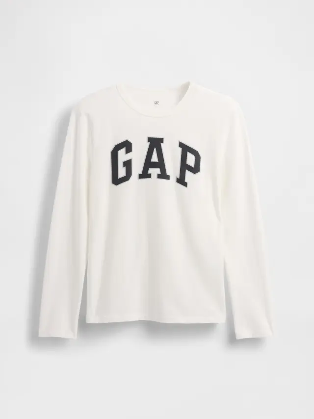 Παιδική Gap Logo Μπλούζα new off white