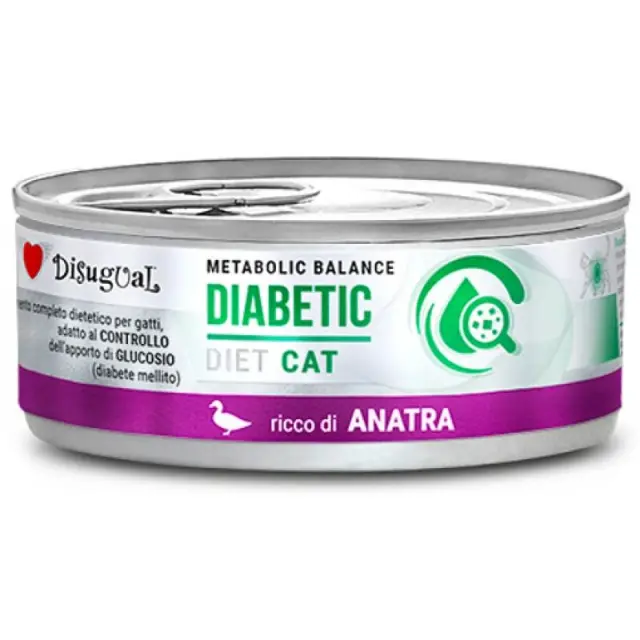 Disugual Diabetic Diet Cat Πάπια 85gr Μονόχρωμο