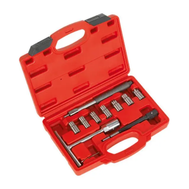 Σετ καθαρισμού μπεκ 11τμχ - Diesel Injector Seat Cutter Decarbon Cleaner Kit 089106