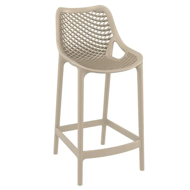 Σκαμπό Bar AIR Dove Grey PP 44x51x65/95cm