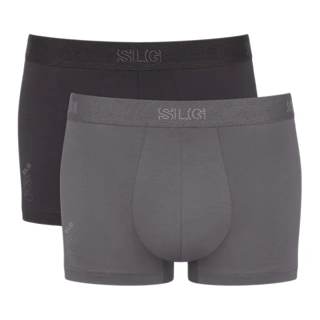 Sloggi Ανδρικό Boxer SLG Base - Διπλό Πακέτο, Χρώμα Grey Combination