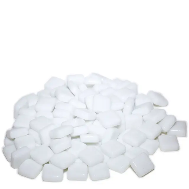 Γυάλινη Ψηφίδα Pure Glass PG10 - 10x10mm - White - 100gr