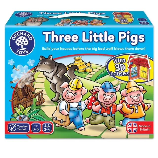 Orchard Toys Επιτραπέζιο Three Little Pigs 2-4 παίκτες (3+ ετών) ORCH081