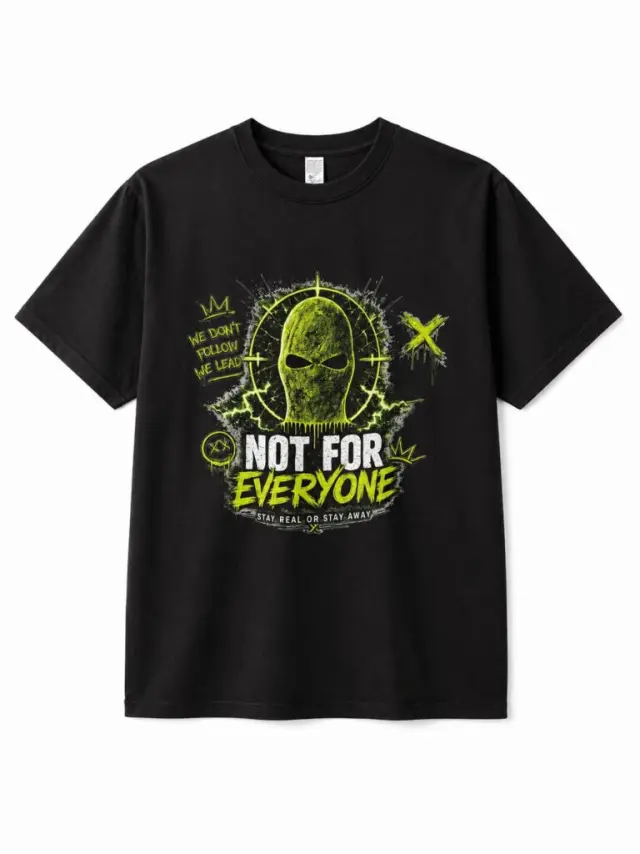 Ghetto Greece "Not For Everyone" Green Edition T-Shirt