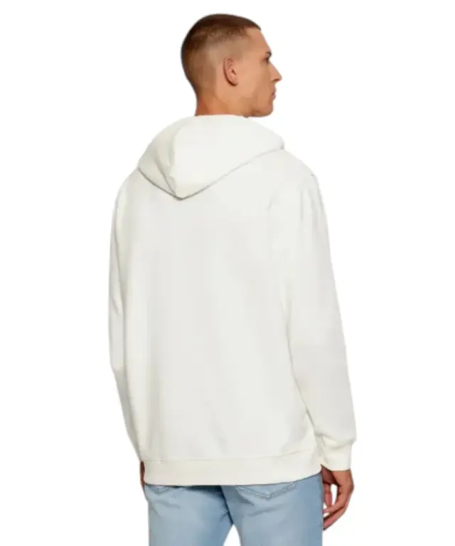 Tommy Hilfiger - Ανδρικό Φούτερ Logo Drawstring Terry Hoodie Regular Fit DM0DM22113-YBL Εκρού 2