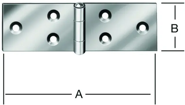 Μεντεσές Γαλβανιζέ 120x33x1.4mm