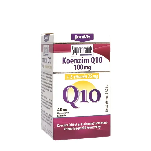 JutaVit Coenzyme Q10 100 mg + Vitamin E capsule