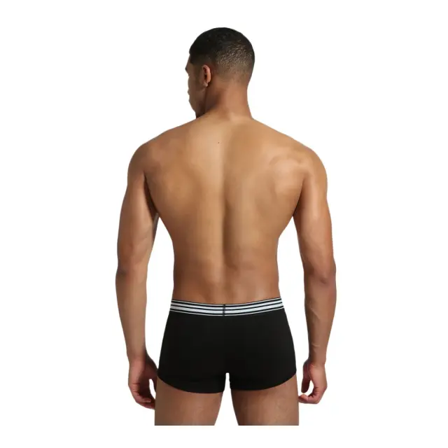 Bikkembergs Ανδρικό Boxer Stripe Waistband Stretch Cotton - Διπλό Πακέτο, Χρώμα Μαύρο 3