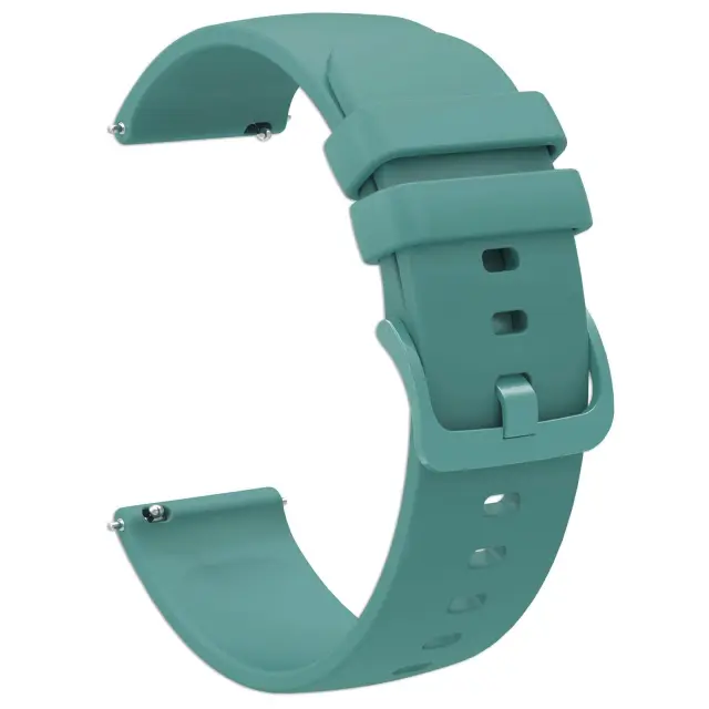 Smooth Λουράκι Σιλικόνης για Smartwatch 22mm- Cactus Green OEM 2